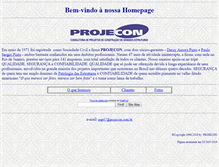 Tablet Screenshot of projecon.com.br